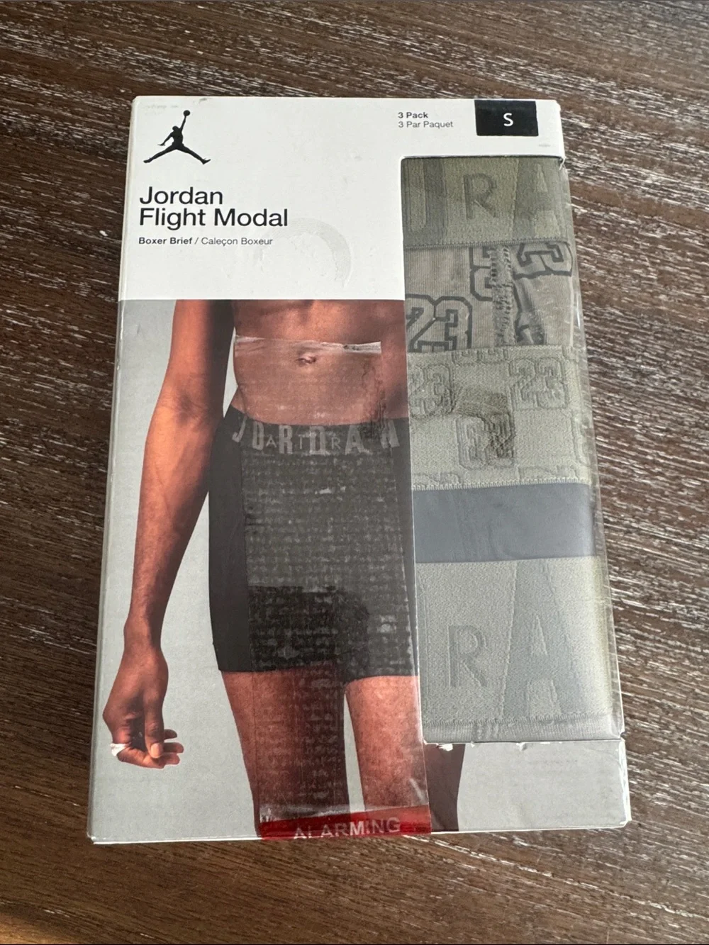 Jordan Flight Modal Boxer Briefs - Olive Green & Charcoal (3-Pack)